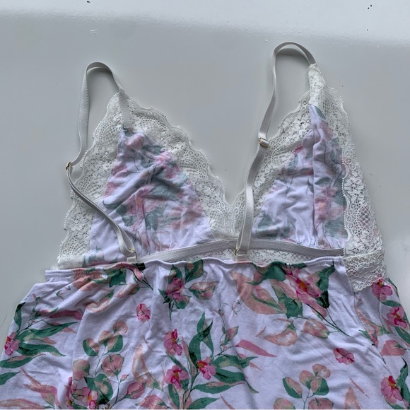 DAISY FUENTES INTIMATES Womens Lace Trim Chemise Size S Stretch Fabric - Picture 5 of 9